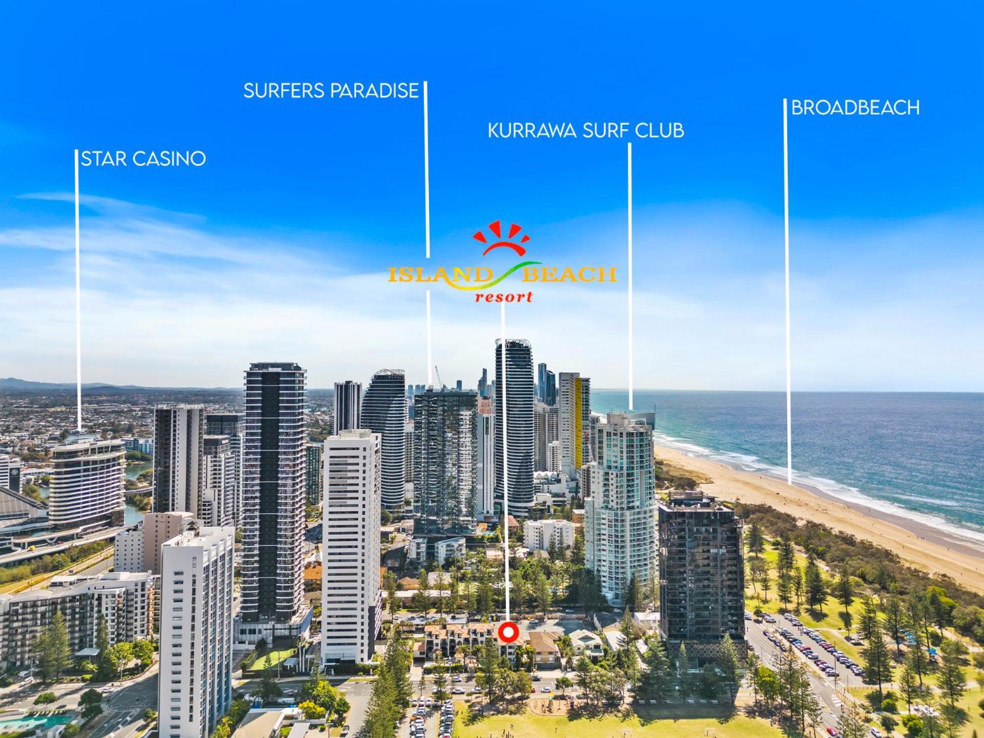 Island Beach Resort Gold Coast Exterior foto